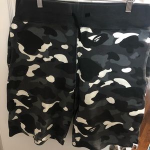 100% Authentic Bathing Ape Camo Shorts